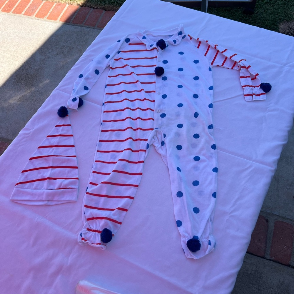 Child clown costume